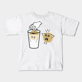 Milk and Cookies Dunk Kids T-Shirt